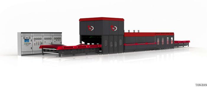 Horizontal Top Convection Flat and Bent Glass Tempering Furnace (Hard shaft)